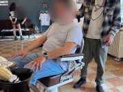 SBORRATA IN GOLA DAL BARBIERE, sono saltata sopra il suo cazzo 2/16