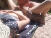 Outdoor Springtime Sex. Real Amateur Couple Homemade. Soft Porn 6/16
