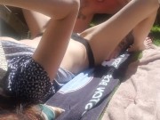 Outdoor Springtime Sex. Real Amateur Couple Homemade. Soft Porn 9/16