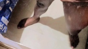 eunuch sissy trying hard to masturbating and get orgasm or cum