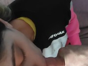 Pompino con sborra in bocca 💦 6/16