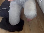 Je reçois son sperme sur mes petits seins après l avoir sucé 16/16