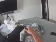 Porn cheating. Wife fucks with her husband's friends. 1/16