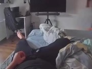 Porn cheating. Wife fucks with her husband's friends. 3/16