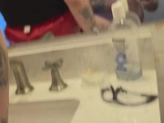 Wet and Wild: Bathroom Counter Encounter 16/16