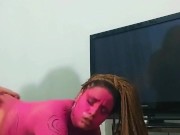 Follando con una Afrorya