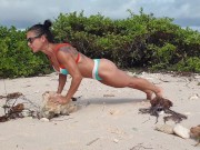 Pumped at the Beach… Muscles You’ll Beg to Worship WATCH THE FULL VIDEO ON C4S 4/16