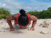 Pumped at the Beach… Muscles You’ll Beg to Worship WATCH THE FULL VIDEO ON C4S 8/16