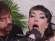 Raven-Haired Gal Little Puck Gives Her Ass In A Raw Session! 3/16