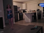 Подруга сводной сестры осталась переночевать 1/16