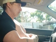 Playing with my nipples in broad daylight 6/16