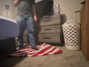 VIDEO SOLD!!! Furry Wolf Boyfriend found your flag porn and came to help you indulge~