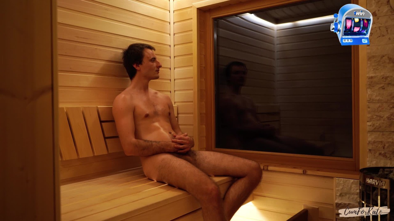 Sex with a hot stranger in a public sauna