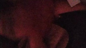 Tattooed Latino Daddy Jerking Off In The Mens Club