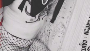 Ghostface Masturbating in Shower Horror Porn