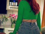 Step sister gives divine morning blowjob 1/16