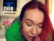 Step sister gives divine morning blowjob 4/16