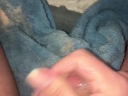 daily jerk off 20/30  - dripping precum and shooting a thick load -  jerk off challenge