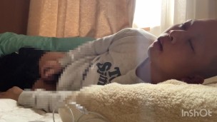 修士学生のチン出しモーニングオナニー