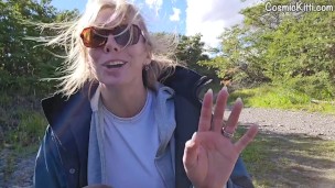 Caught Naked Waterfall Yoga!! LOST MY CLOTHES