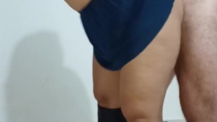 couldn't handle fucking me on in doggy style,he had to masturbate my pussy to make me cum🍌🍑🥛😋😵