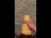 Twink uses fleshlight until he cums 8/16