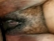 She First Deepthroated this BBC, took in her Ass and in her Hairy Pussy with Creamiepie all over 7/16