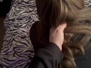 REAL TINDER DATE! Stranger likes it ROUGH. Makes me gag on it then fucks me doggy