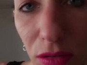 Getting my submissive toy ready to fuck 16/16