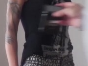 Getting my submissive toy ready to fuck 7/16