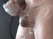 Soapy stud gets freaky in the shower 10/16