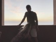 Public Fuck in Spain — I Ride His Cock in Lingerie & Swallow Every Drop 🥵 3/16