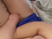 While my girlfriend is lying next to me, I riskily treason on her with another girl