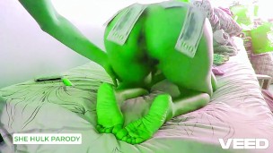 SHE HULK PARODY DOGGYSTYLE SUPERHERO TOONREAL