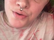 Smoking Brunette Babe - Full Vids On OF 10/16