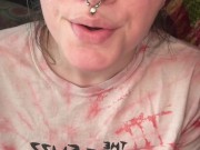 Smoking Brunette Babe - Full Vids On OF 16/16