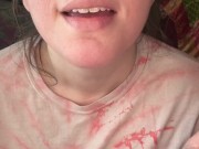 Smoking Brunette Babe - Full Vids On OF 8/16