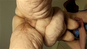 Big fat woman get fucked real hard, old guy black cock pumping huge loads of cum inside her pusssy
