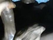 FAT BLACK COCK GETTING A ROMANTIC MASSAGE