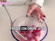 ME CORRO LA COMIDA DE ODASUUURR DESPUES DE FOLLARLA Y ELLA SE LO COME 16/16