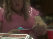 Sissy go outside then do easier egg 11/16