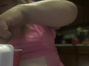 Sissy go outside then do easier egg 14/16