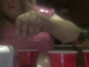 Sissy go outside then do easier egg 16/16