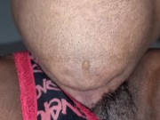 My StepDad SNIFFING and LICKING My Dirty HAIRY Pussy and Ass Made Me SQUIRT 11/16