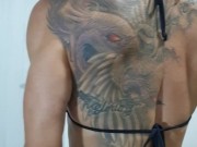 Dripping Sweat. Flexed Biceps. Raw Power. WATCH THE FULL VIDEO ON C4S 8/16