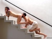 Vacation Stair Sex - Amazon, Rimming, Creampie Eating - TabbyNoName 4/16