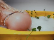 TATIANA ALVAREZ RECIBIENDO TODA LA LECHE EN NESQUIK - JULIO H X YUNG BEEF X EL FRIO 8/16