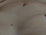 He cum on my tits as I masturbate, I play with the juice until I orgasm 7/16