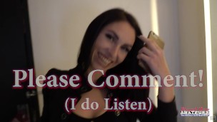 Skinny Inked Brunette Ashley Wolf Rubs Her Pussy And Tits With A Big Dildo!