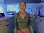 Playing with tits and pussy